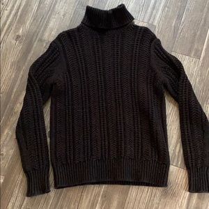 Allsaints Men’s Dark Brown Turtleneck